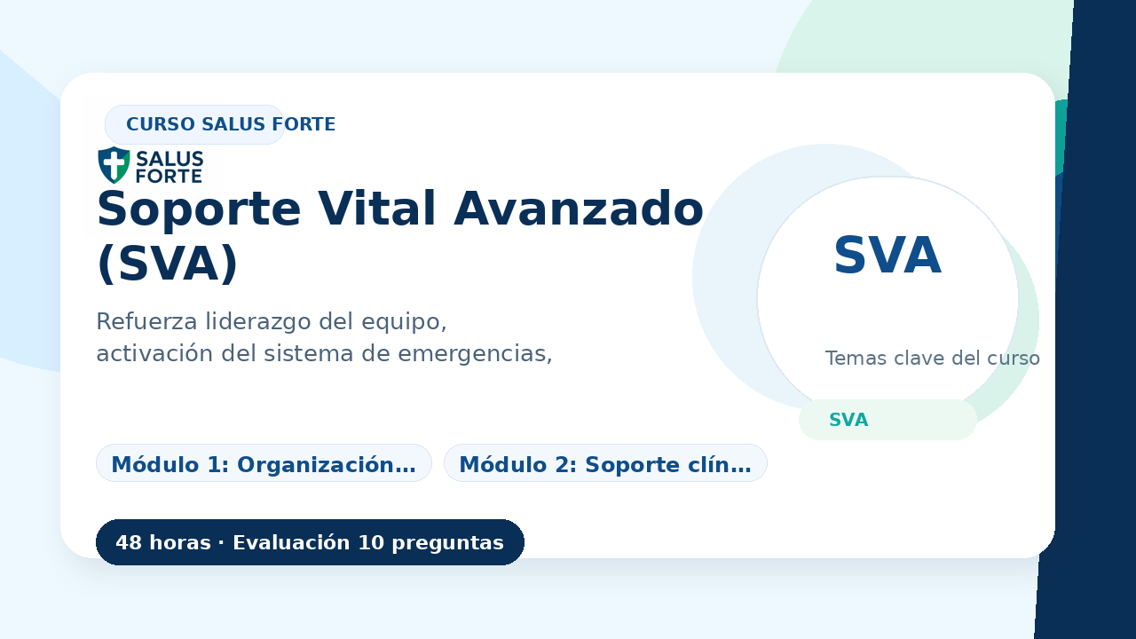 Soporte Vital Avanzado (SVA)